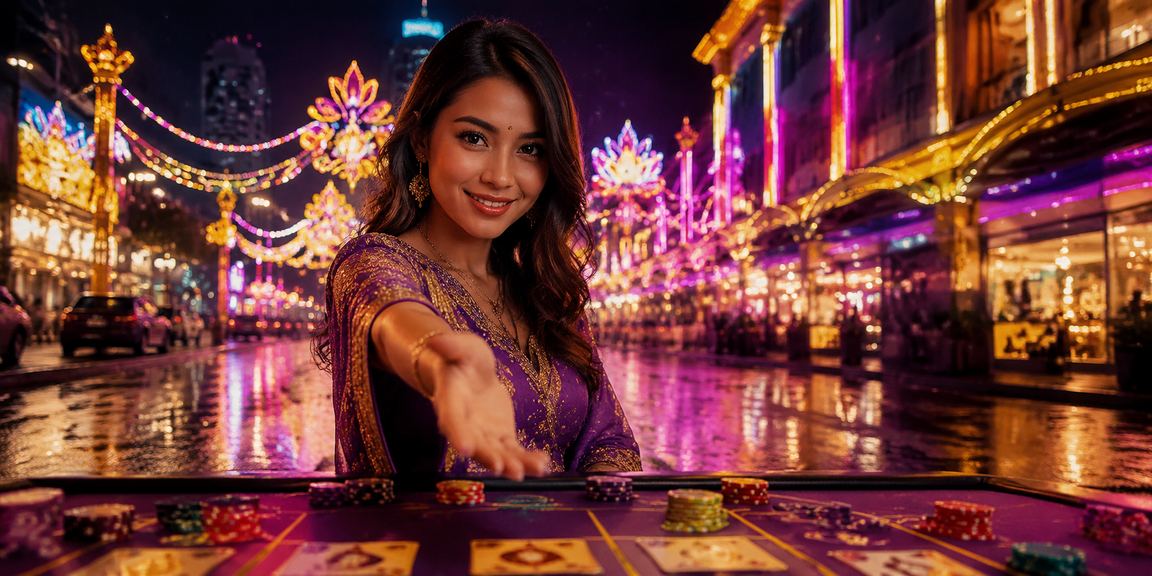 Meja baccarat di kasino Kuala Lumpur